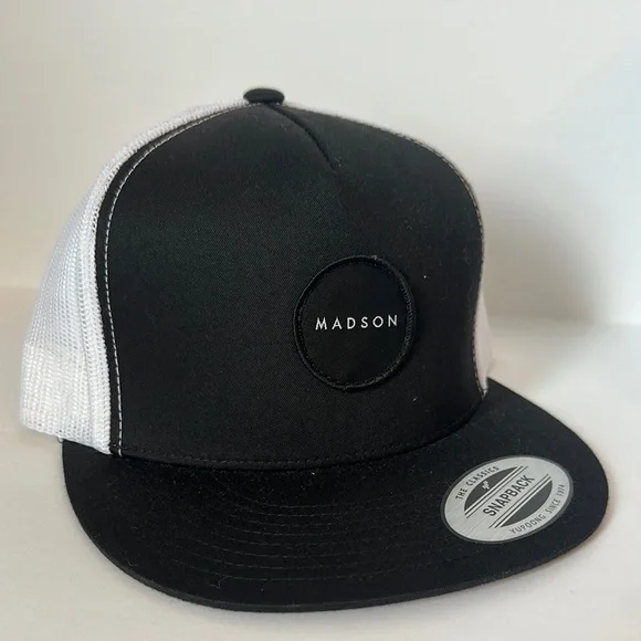 Hard Luck Black and White Trucker Hat - Picture 1 of 3